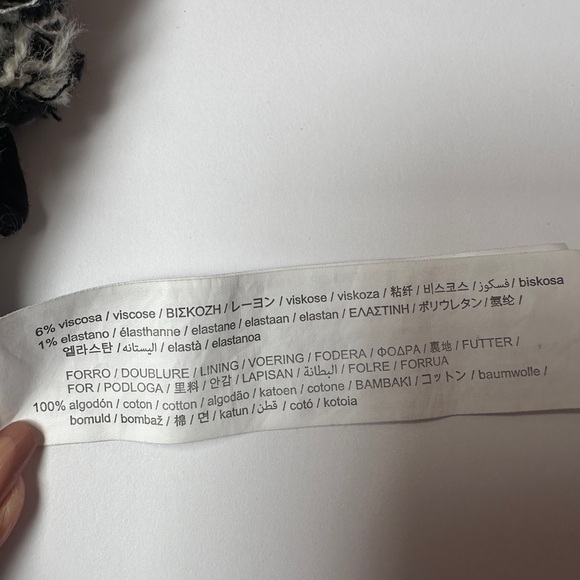 Zara | Monochrome Houndstooth Tank Top | women’s Sz XS| - Picture 3 of 8